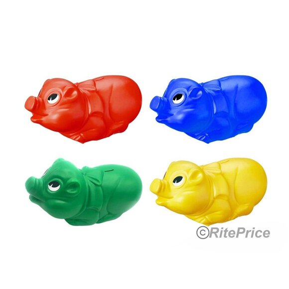 14" Giant Plastic Piggy Banks Saving Money The Fun Way Tuff Pigs (3 Pack) - AST - Picture 4 of 11